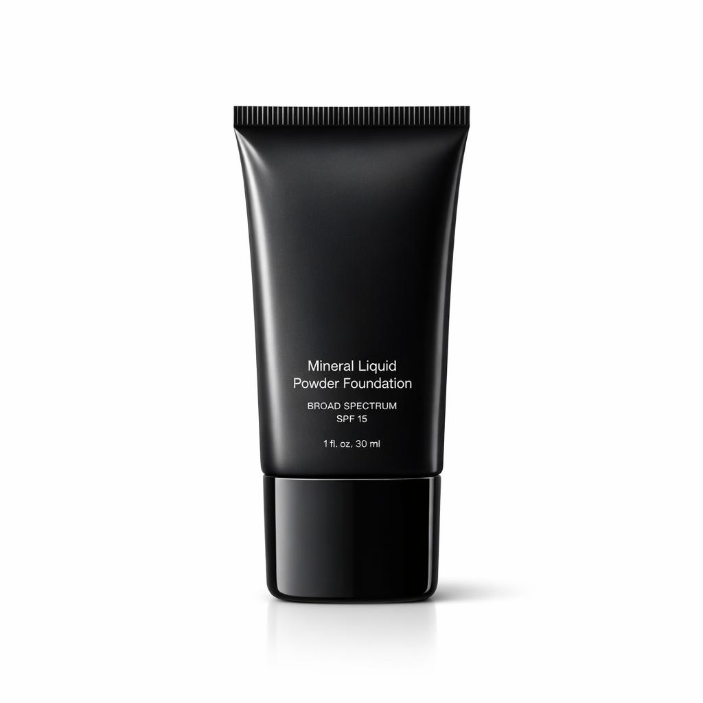 Your Name Cosmetics Mineral Liquid Powder Foundation Linen SPF 15