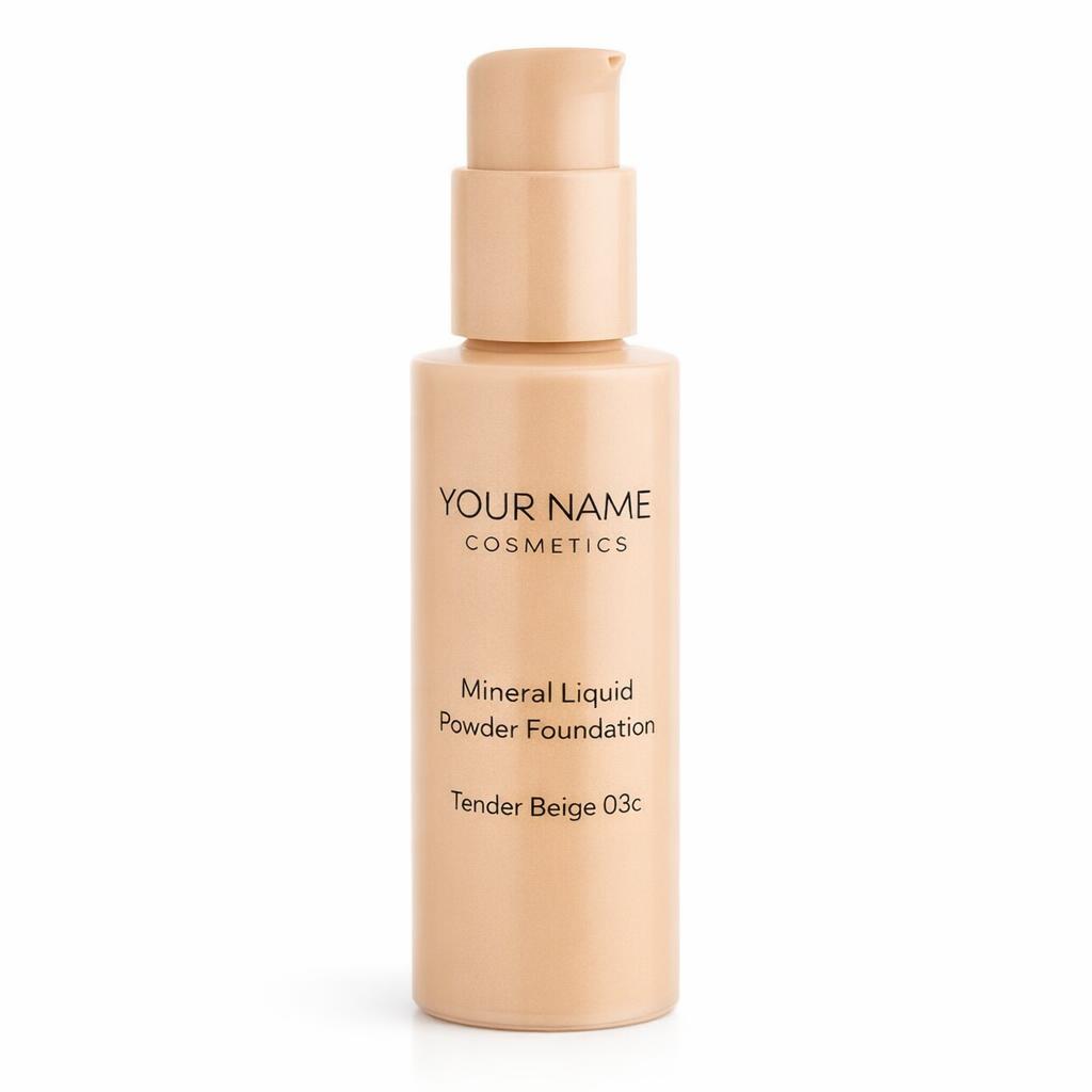 Your Name Cosmetics Mineral Liquid Powder Foundation Tender Beige 03c*